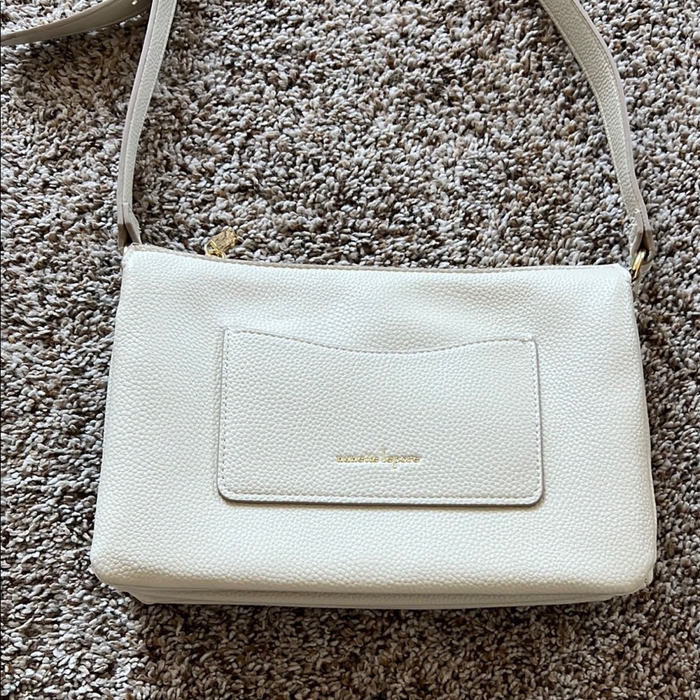 Cream Crossbody Bag